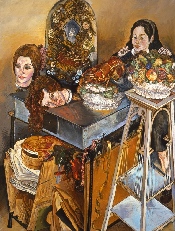 Vanité - 2003 - Huile sur toile - 130 x 97 cm (Galerie Claire Corcia, Paris)